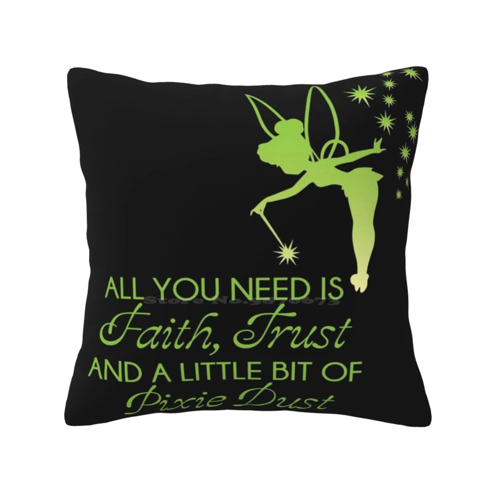 

Fairy Quote Bedroom Office Hug Pillowcase Inspired Inspired Fairy Quote