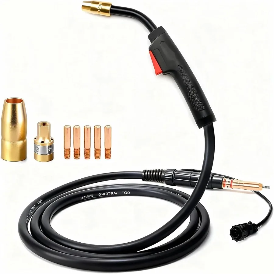 10ft MIG Gun Torch Parts Kit Compatible with Hobart Handler 190 Handler 210 MultiHandler 200 Handler 210MVP Includes 245926 500