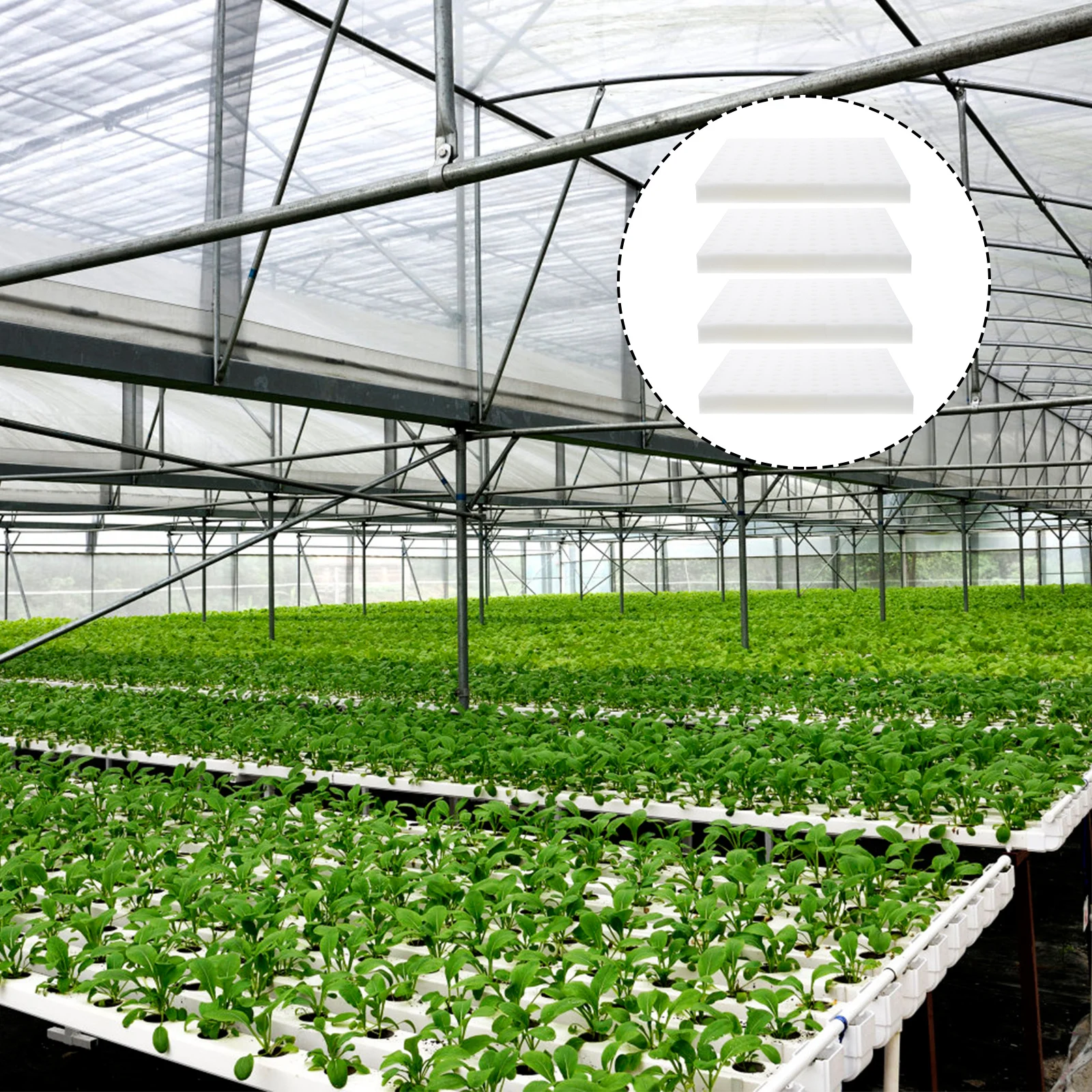 

4Pcs Hydroponic Vegetable Sponge Soilless Cultivation Gardening Tool Durable Sponge for Home Planting Vegetable Planting Tool