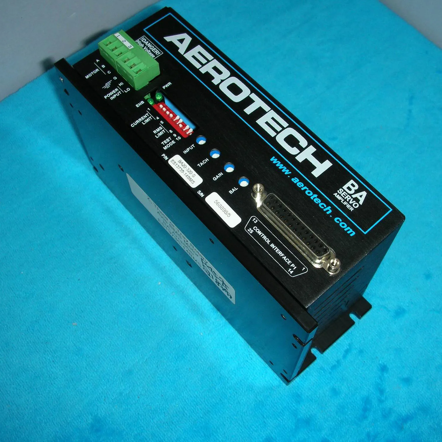 

Original AEROTECH BA20-320-S ES13735-14BMS Servo Drive