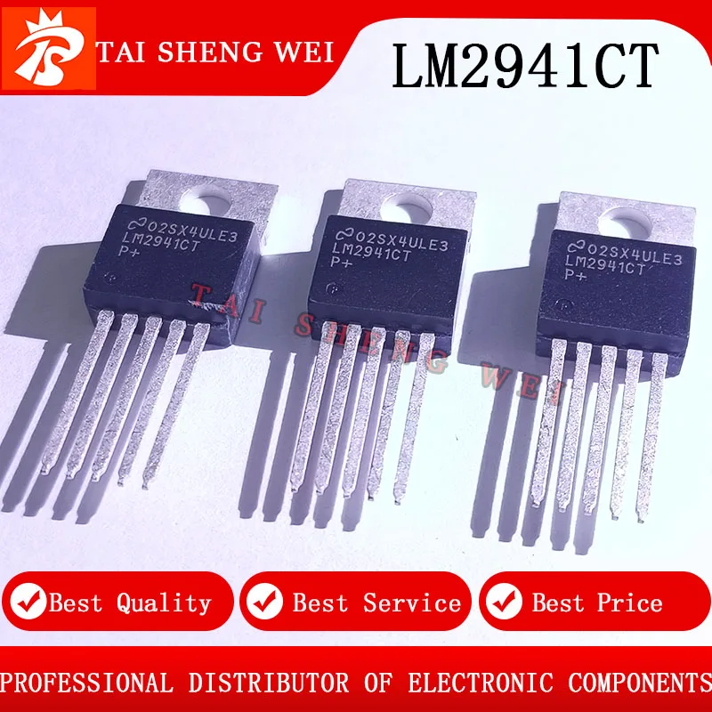 

5 pcs brand new LM2935T LM2931CT LM2941T LM2926T LM2925T LM2941CT LM383T TO-220 TO220