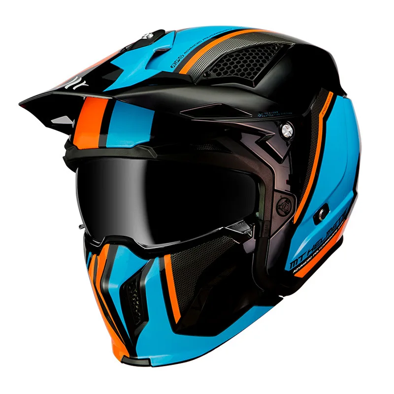 Cool MT helmet street fighter sv twin Full Face Helmets Modular ECE Personality Motocross  Off Road Changeable Moto casco