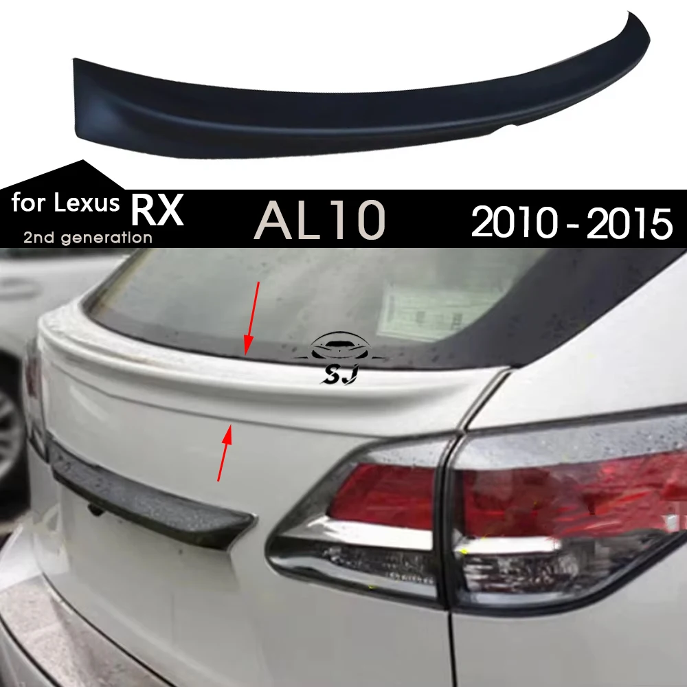 

Carbon Fiber Look Rear Boot Wing Trunk Spoiler For Lexus RX AL10 2ND Generation RX270 RX350 RX450 2010 2011 2012 2013 2014 2015