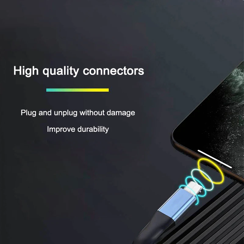 1 قطعة المفاتيح USB كابل بيانات 3A ماكس كابل شحن سريع مايكرو نوع-C إلى USB A سلك شاحن الهاتف للهواتف الذكية اللوحية