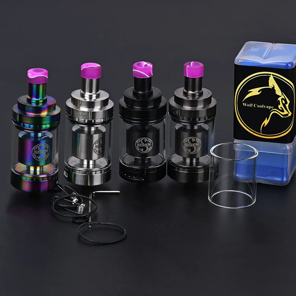 Wolfcoolvape vape Siren v4 tank mtl 24mm rta vape tank atomizer vaporizer for mod - view 2