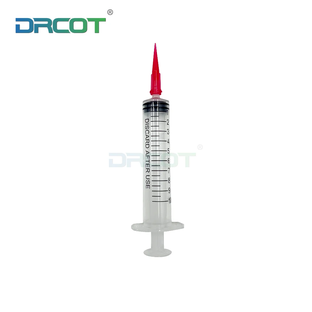 Hot Selling Industrial Syringe Hand Push Type Plastic Large Capacity Separately Dispensing Barrel Cylinder