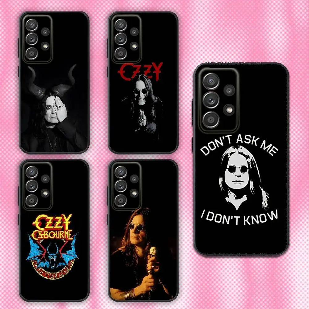 

Black S-Sabbath Ozzy O-Osbourne Phone Case For Samsung Galaxy A13,A21s,A22,A31,A32,A52,A53,A71,A80,Soft Black Shell
