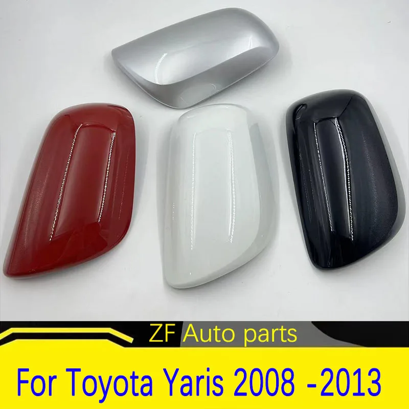 For Toyota Yaris 2008 2009 2010 2011 2012 2013  Outside Rearview Mirror Cover Wing Door Side  Shell Cap Housing