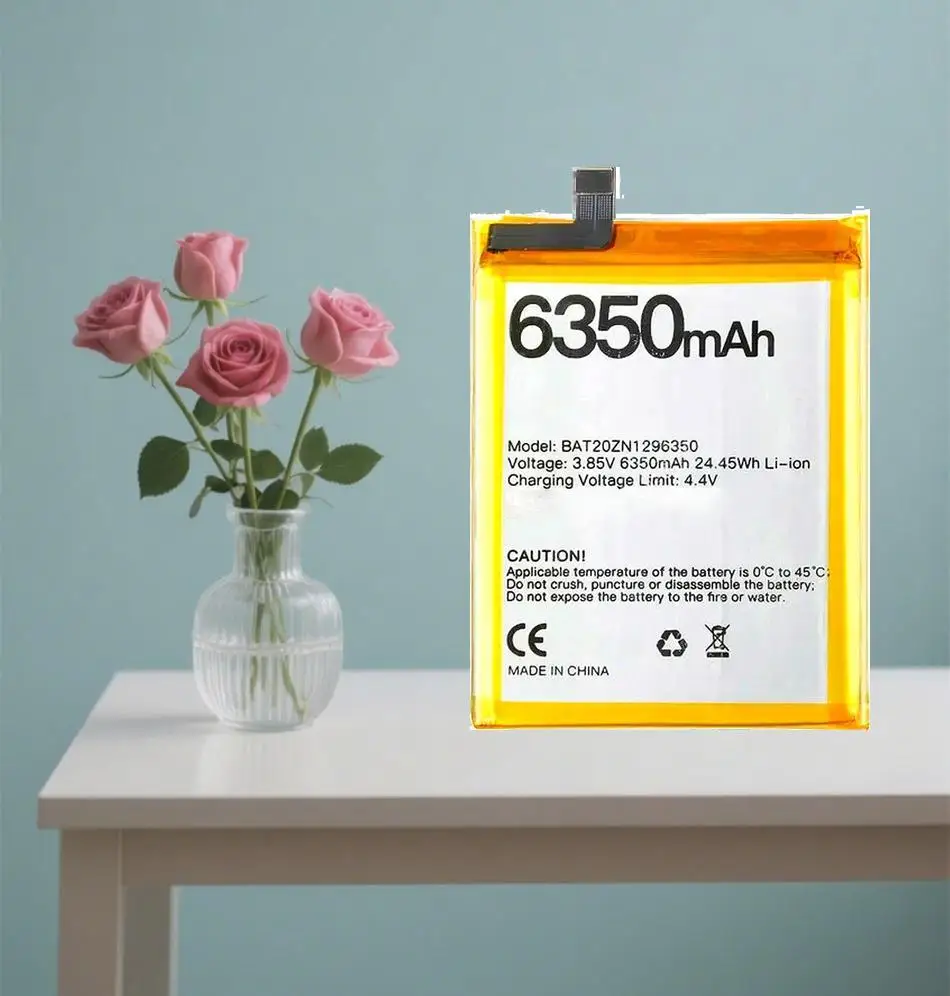 

6350Mah Stable BAT20ZN1296350 Mobile Phone Battery For Doogee S96 Pro S96pro Premium Replacement
