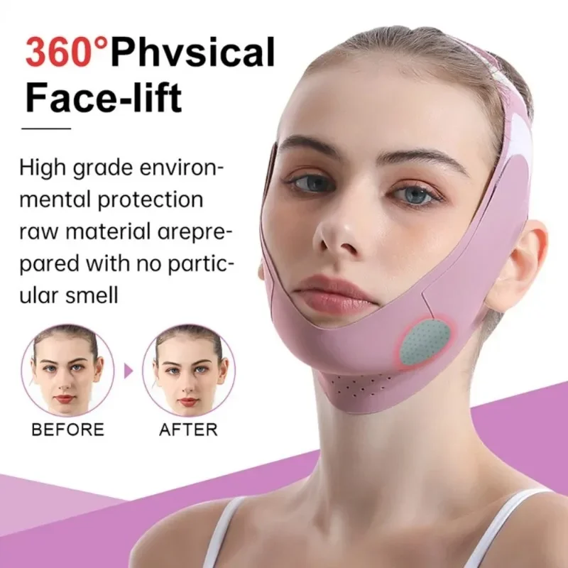 Bandage amincissant en graphène pour le visage, ligne en V, ceinture de levage du menton et des joues, Anti-rides, sangle de levage du visage, outils de soins de la peau