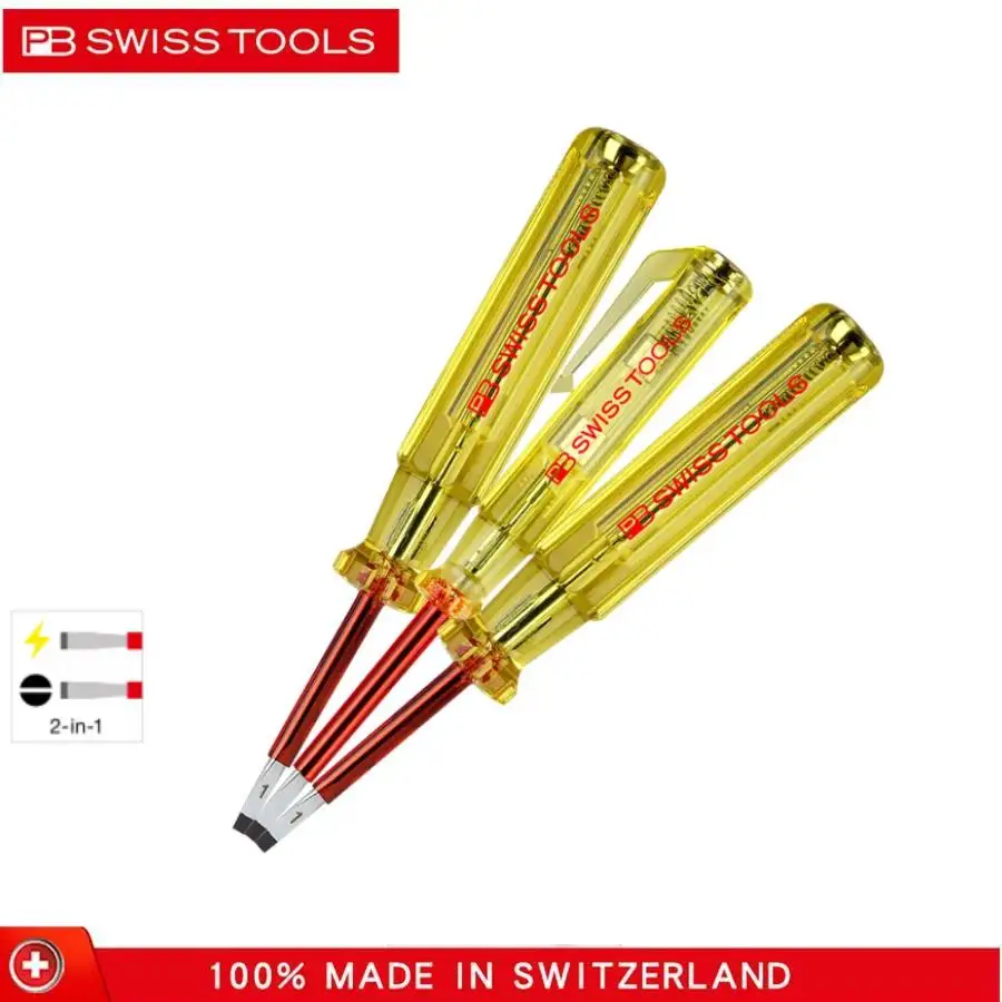 

PB 175.0-50 1-50 1-75 1-100 SWISS TOOLS Electric Pen Electric Screwdriver Voltage Tester Handle Material Plastic Hand Tools