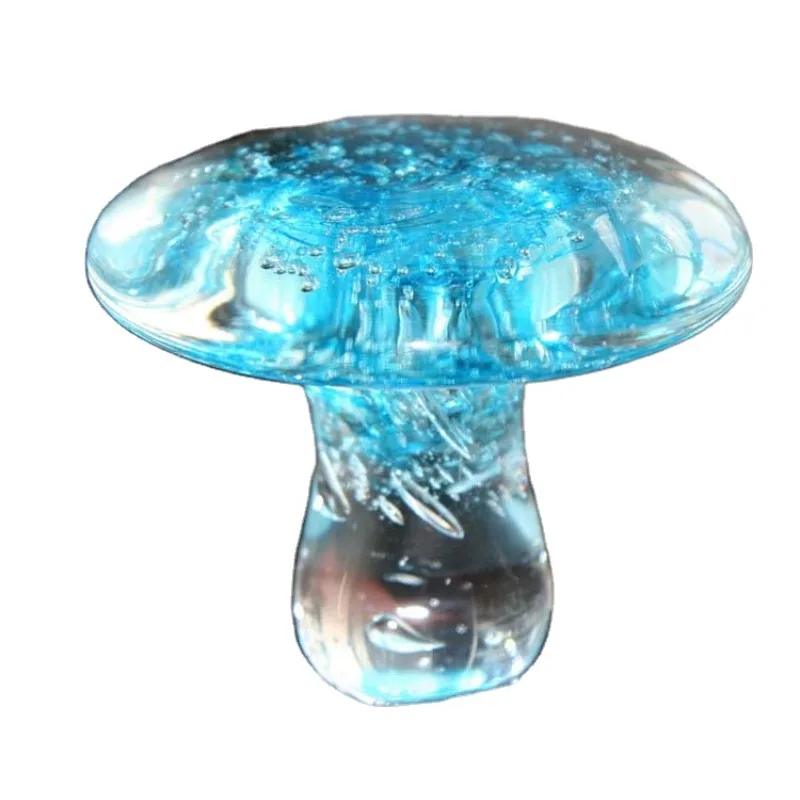 

Wholesale Handmade Murano Glass Mushroom Crafts Garden Sculpture Decorative Arts