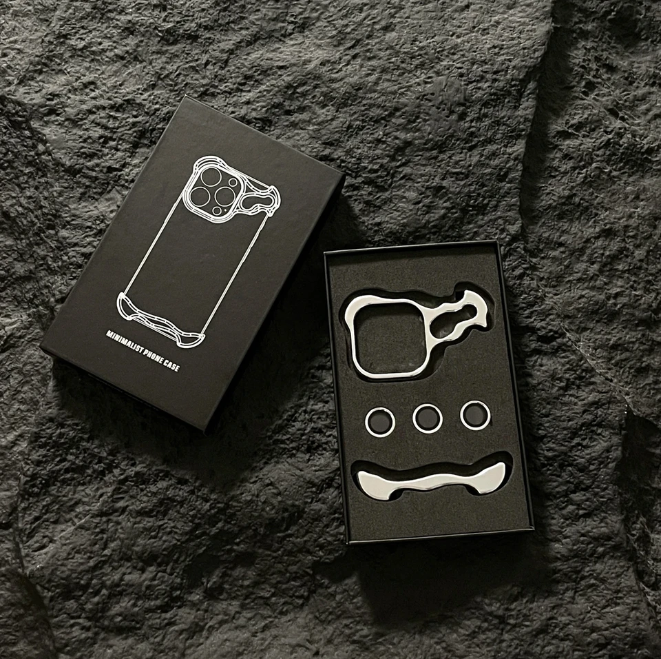 Funda de metal irregular con protección para cámara para iPhone Air 13 14 15 16 17 18 Pro Max Plus, cubierta de aluminio a prueba de golpes 5