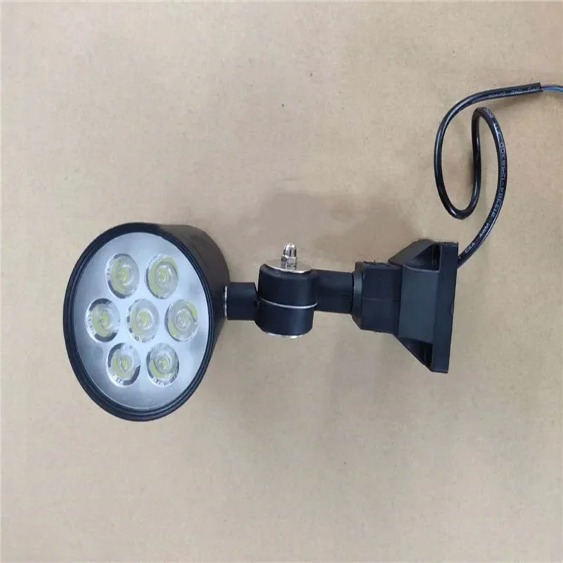 5W/6W/7W 220V/24V LED Lampada da lavoro per macchine utensili Braccio lungo pieghevole/braccio corto Tornio in alluminio/Lampada per macchine a scintilla per uso industriale