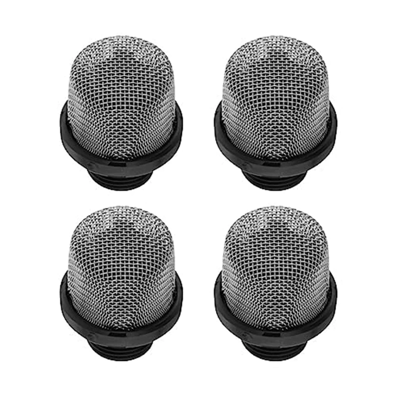 

288716 Airless Paint Sprayer Inlet Strainer, 4Pcs 3/4 Inch Replacement Inlet Strainer Screen For Airless Sprayer Painter Parts