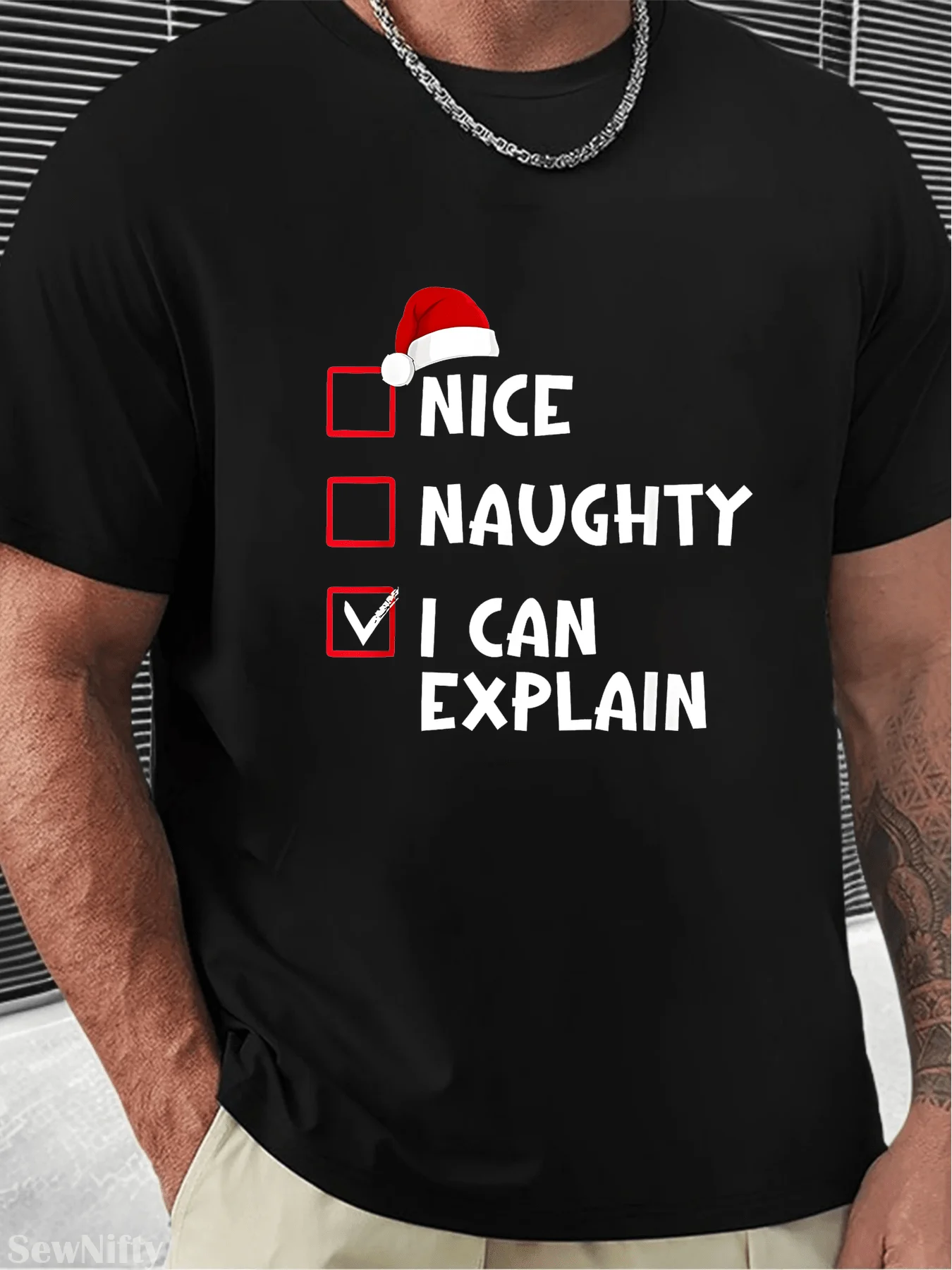 Men's Funny Christmas Santa 