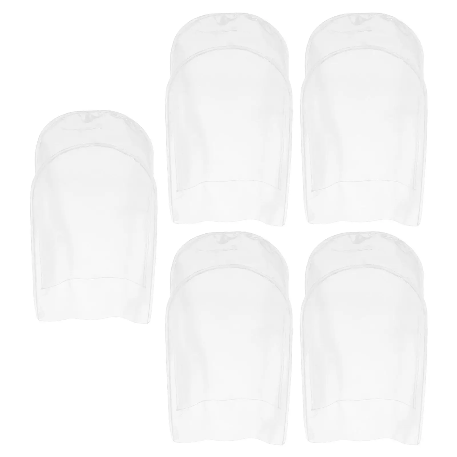 

5Pcs Clear PVC Mini Rain Cover for Dustproof Waterproof Portable Protective Sleeve for Daily Commute Travel