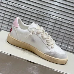 High Quality Women Thick Sole Flat Shoes Height Increasing Lace Up Mixed Colors Designer Couples Causal Shoes Unisex