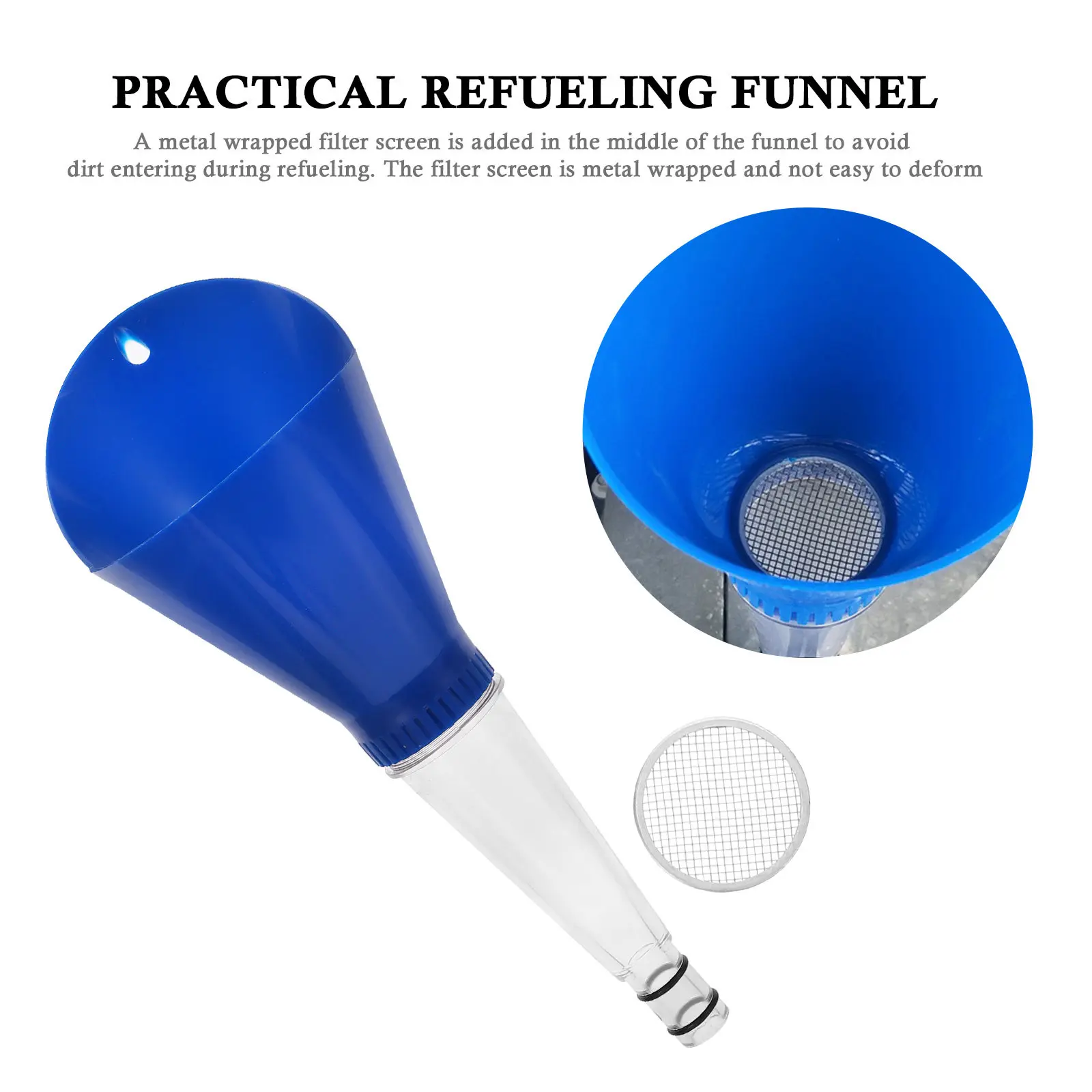 

1Set Professional ABS Engine Oil Funnel for Cars Motorcycles Coolant Transmission Fluid Refueling Wide Mouth
