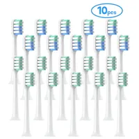 Brush Heads for DR BEI Bet-c01/C1/C2/S7 Replacement Sonic Electric Toothbrush Head 10pcs DuPont Deep Cleaning