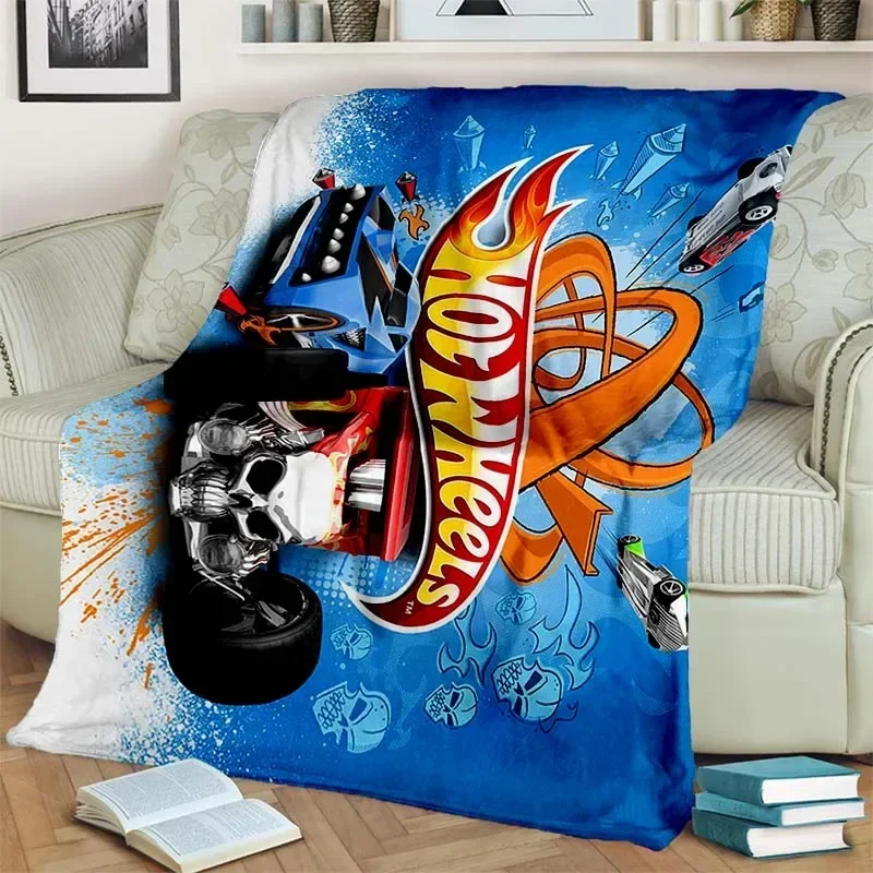 3D Print H-Hot Wheels Lightweight  Flannel Throw Blanket,Multi-purpose Holiday Gift Blanket Warm And Soft Blankets All Season@0￥