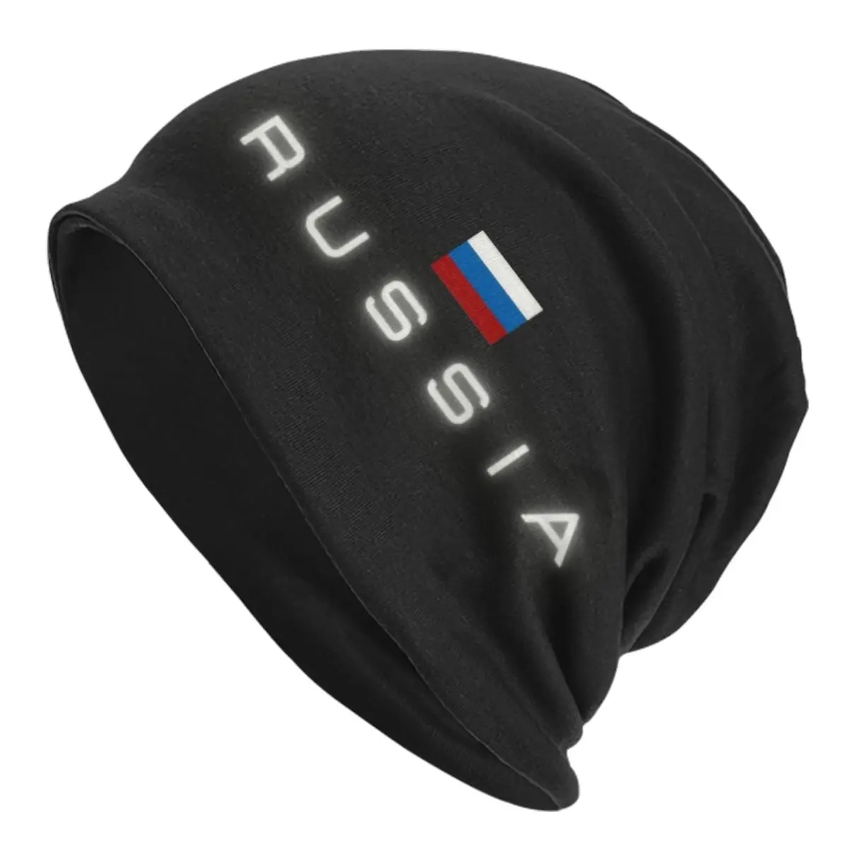 Custom Russia Flag Bonnet Hat Knit Hats Men Women Cool Unisex Adult CCCP Russian Proud Warm Winter Beanies Cap