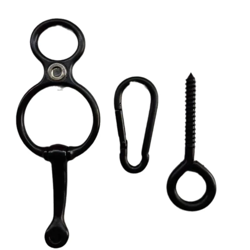Professional Equestrian Supplies British/American Mouth, Stirrup, Blackened, Buckle, Hook