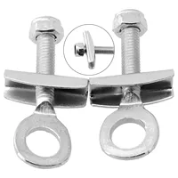 2x Bicycle Chain Adjuster Tensioner Dead Fly T===ightening Chain Tensioner Axle Tug Single Speed Wheel Fastener Bike Accessories