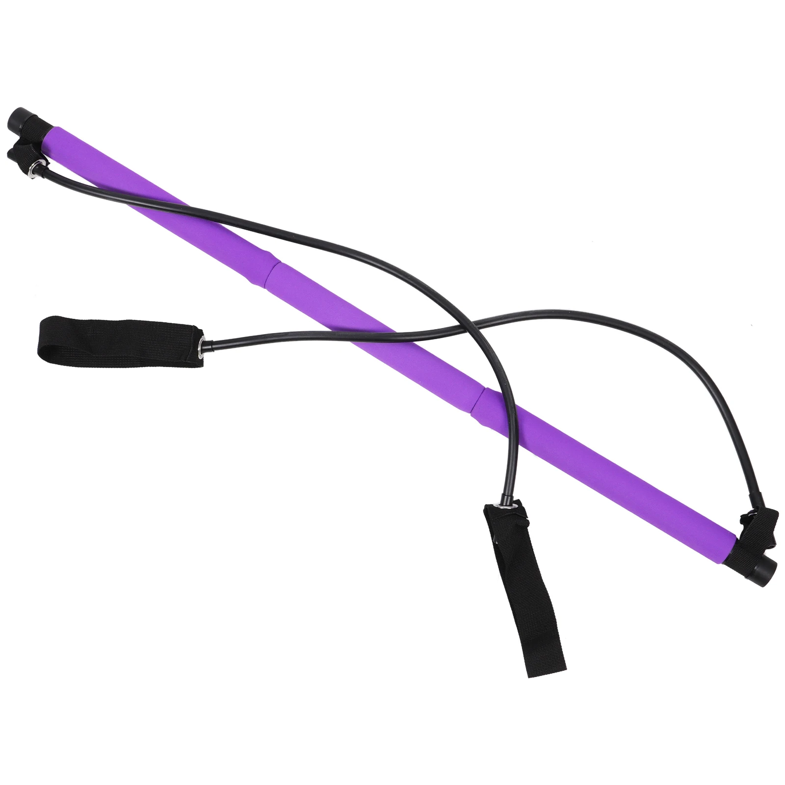 

Rod 91CM Purple Yoga Stick Resistance Home Gym Equipment Muscle Training Workout Bar Travel Fitness