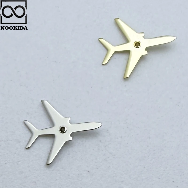 NOOKIDA VK63 Second Hand Model Plane Hands Silver/Gold Fit VK63 Quartz Movement Watch Accessories