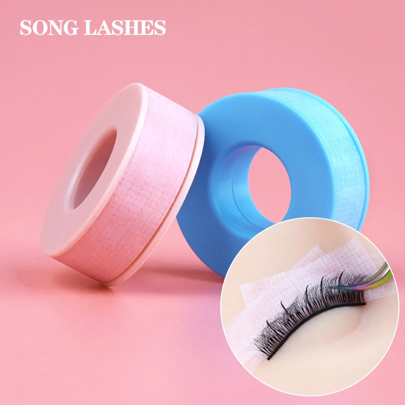 

Songlashes Eyelashes Tape Eyelashes Extensions Supplies Pink Blue Tape Strong Viscosity Non allergic Comfortable Breathable