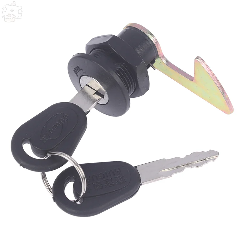 Motorcycle Rear Locks Short Hook Rear Tail Box Key Switch Lock