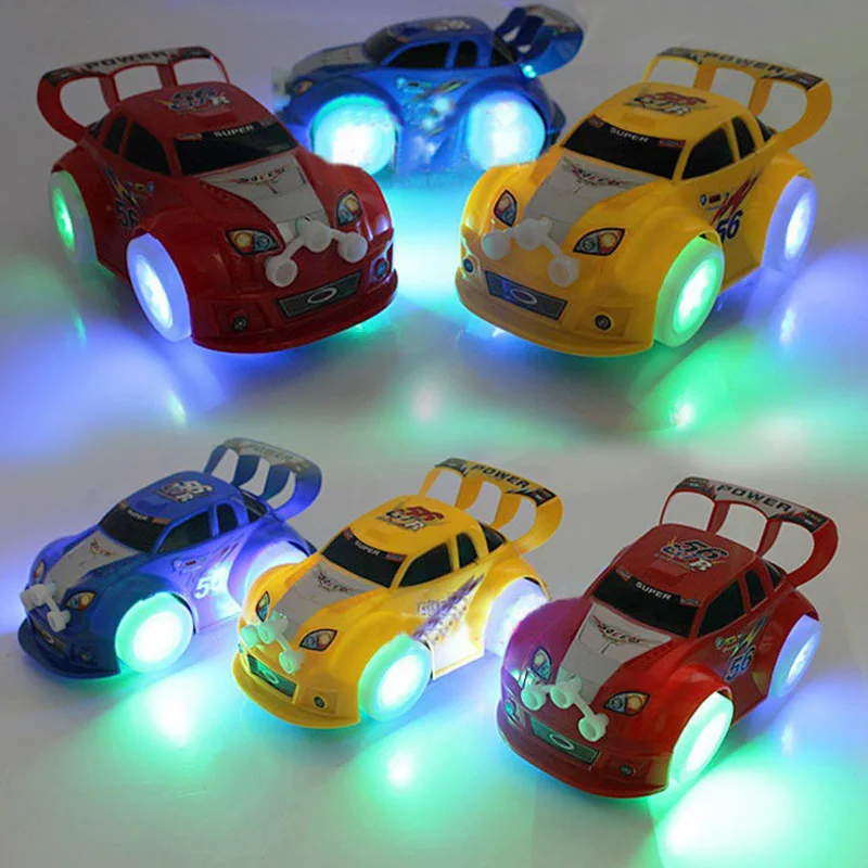 Fantastico modello di sterzo elettrico luci musicali abbaglianti auto giocattolo ragazzo compleanno miglior regalo