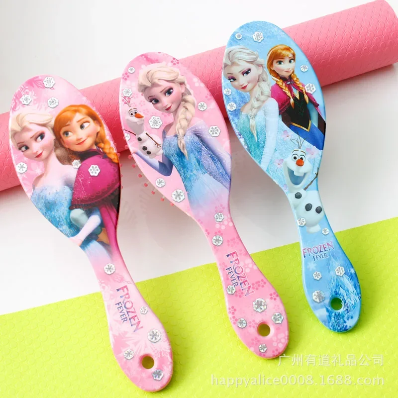 Disney Frozen Comb for Girls Princess Minnie Mouse Hair Brushes Hair Care Baby Girl Care Mickey Hair Comb Disney Toys