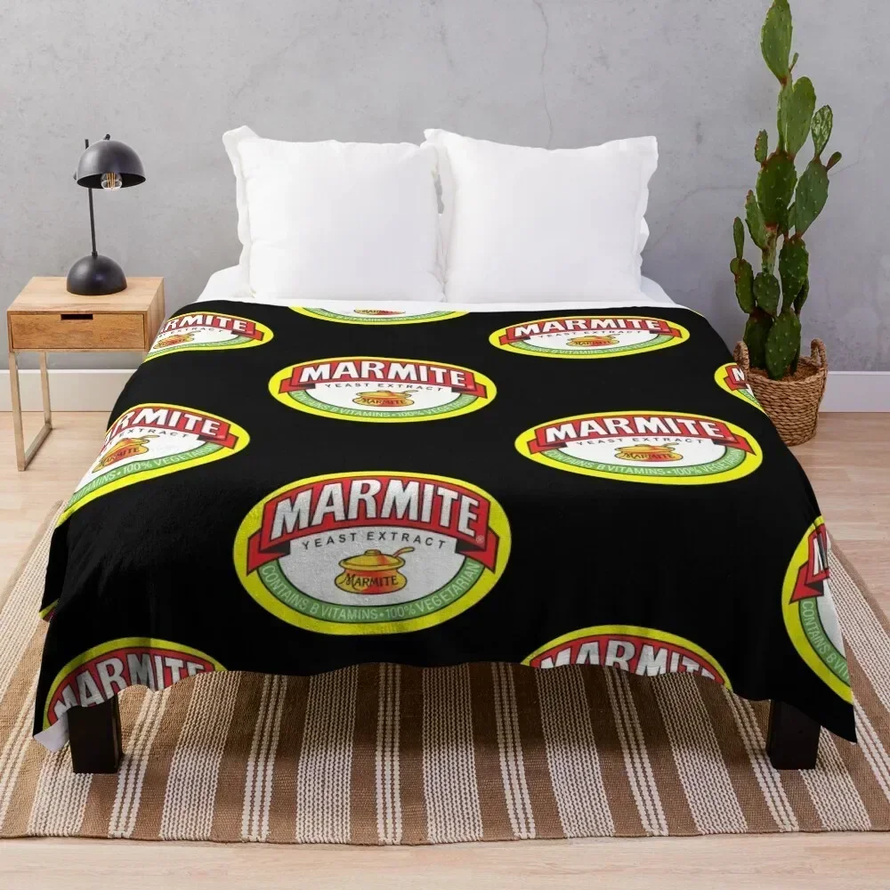 

Spicy Marmite Logo 7 Throw Blanket Shaggy Furry Soft Blanket for Bedroom Living Room