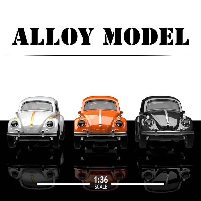 1/36 échelle moulé sous pression en métal retirer Action dérive voiture avant modèle de voiture jouet pour cadeau/enfants
