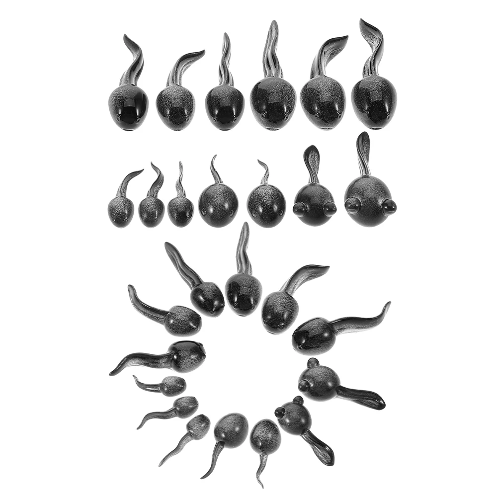 26pcs Micro Landschap Kikkervisjes Mini Hars Beeldjes Creatieve Decoratieve Ornamenten voor DIY Mos Tuinieren Terrarium Klein Dier