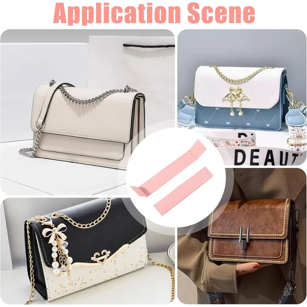 محفظة قاعدة المشكل WOC مستطيلة اللباد حقيبة قاعدة المشكل لحقيبة اليد المحفظة DIY الوردي