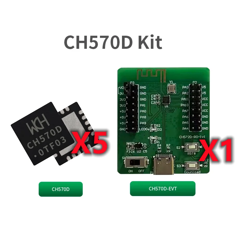 WCH CH570 Development Board CH570D Evaluation Board Kit