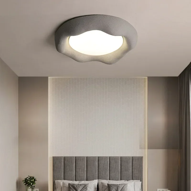 Светодиодный потолочный светильник в скандинавском стиле Wabbi кремового цвета, современный стиль, креативный минималистичный светильник для гостиной, столовой, спальни