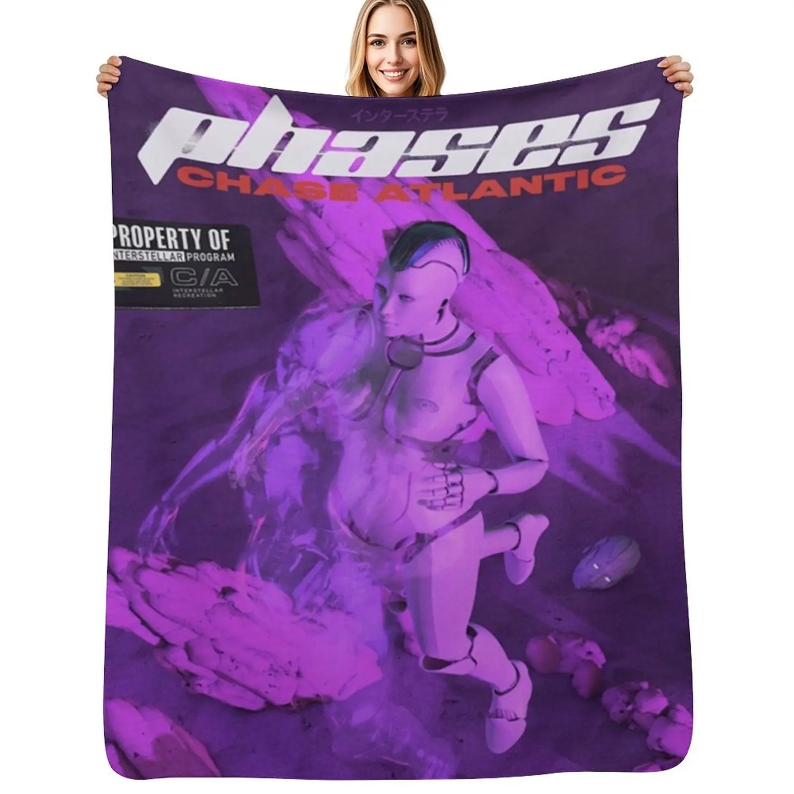 

chase atlantic phases Throw Blanket Bed covers Hairys Blankets