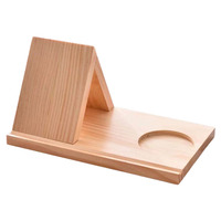 Portable Book Holder Triangle Shelf for Books Decorative Stand Wood Rest V Shape Sturdy Lightweight Tabletop Rack Book Rests