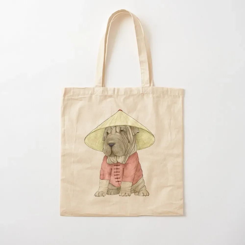 

Shar Pei on The Great Wall Tote Bag Large bags for women Canvas bag Bag