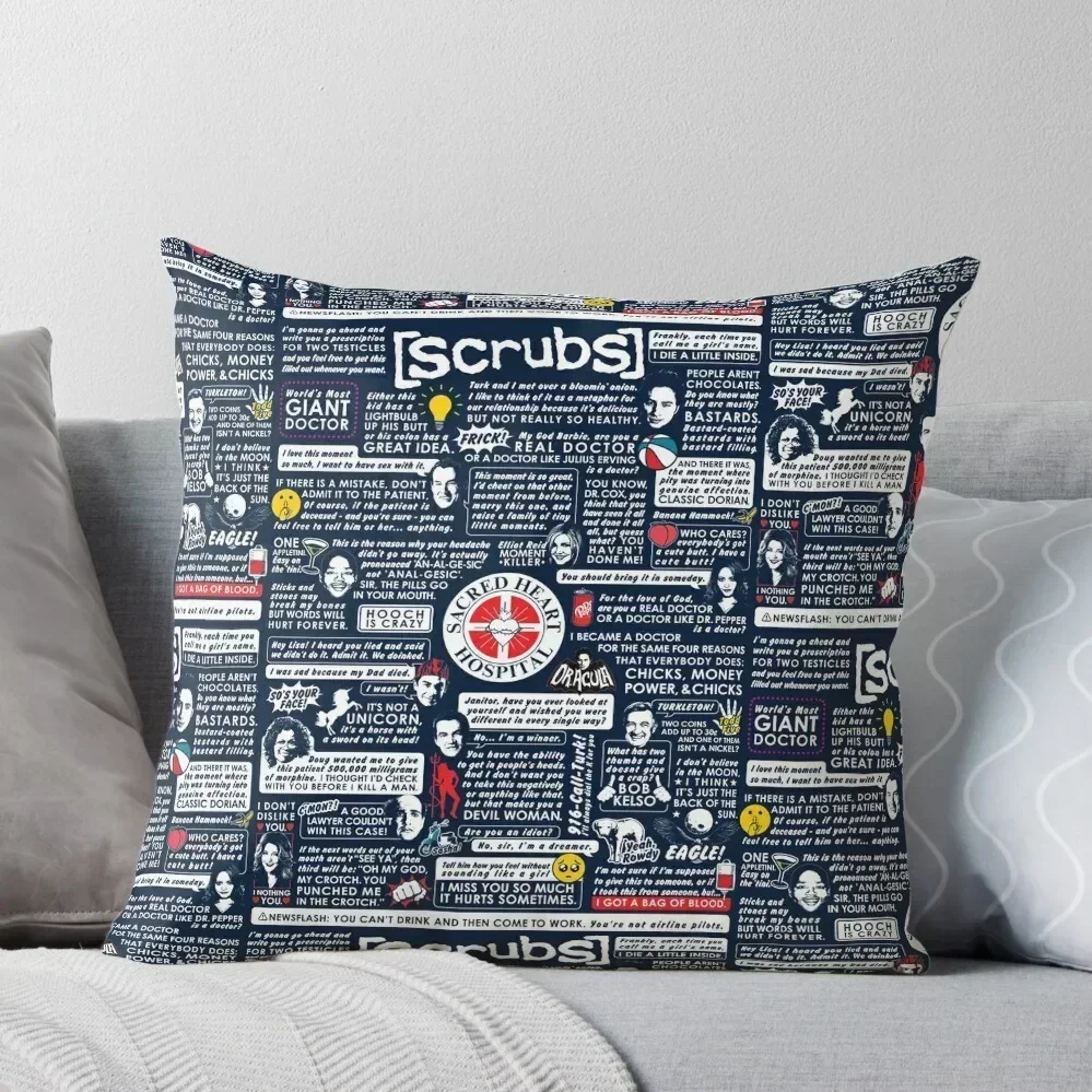 

Wise Words of Scrubs Throw Pillow christmas decorations 2025 luxury home accessories pillow