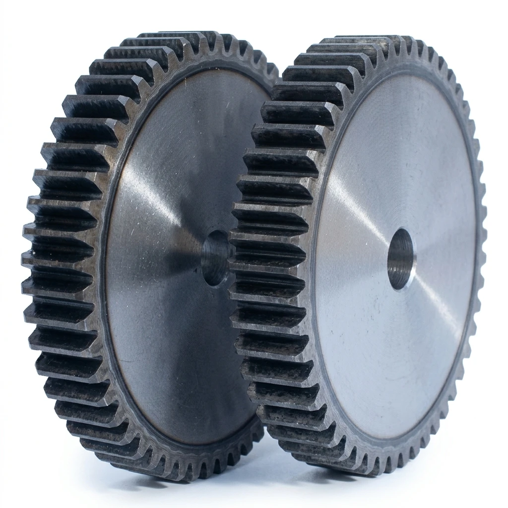 1pcs 2M Spur Gear 2 Mod 18/19/20/21/22/23-60 Teeth Flat Motor Gears 45# Steel Cylindrical Gear Bore 6 8 10 12-25mm Pitch 6.28mm