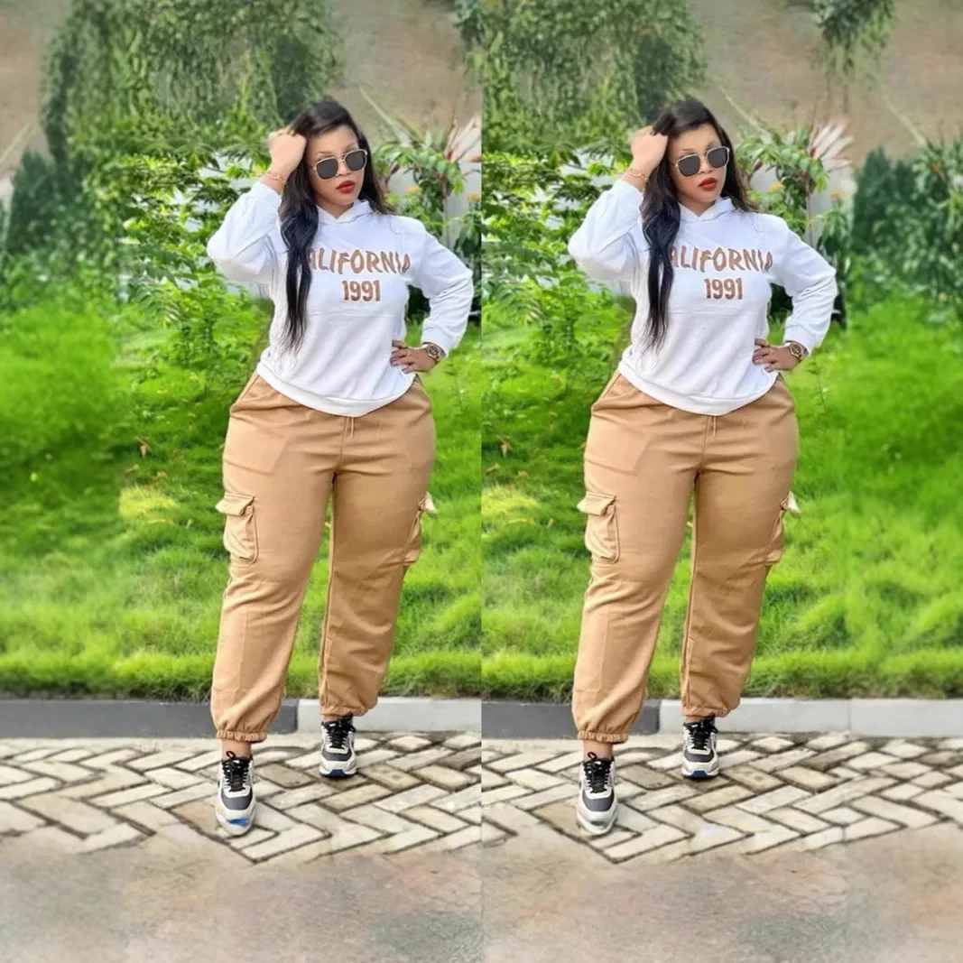 2 Piece Set Africa Clothes 2025 African Dashiki New Dashiki Fashion Suit Top And Trousers Super Elastic Party Big Size For Lady