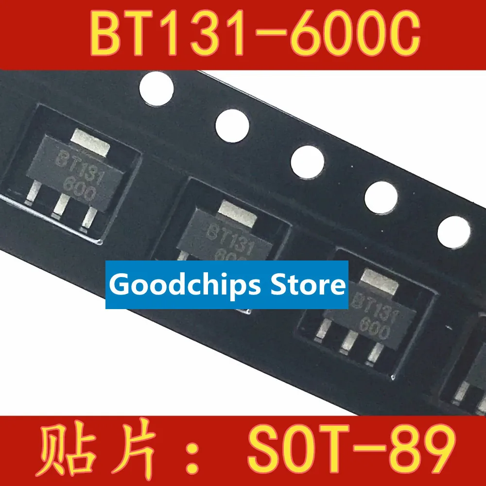 10PCS SMD triac BT131 package SOT-89 silk screen BT131-600C brand new SOT89