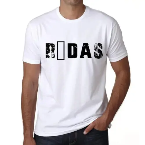 ULTRABASIC Homme Tee-Shirt Ridas Ridas T-Shirt Graphique Éco-Responsable