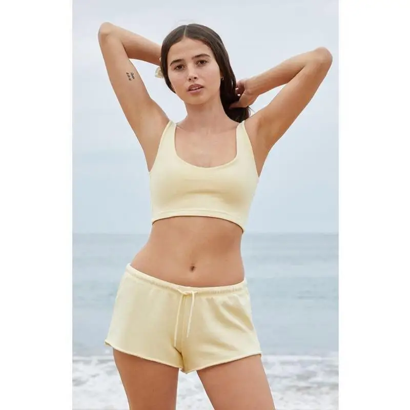 イエロー メンズ レディース オルトパンツ スポーツ レジャー パンツ ミッドローウエスト PVC素材 その他素材 00% 春 秋 冬