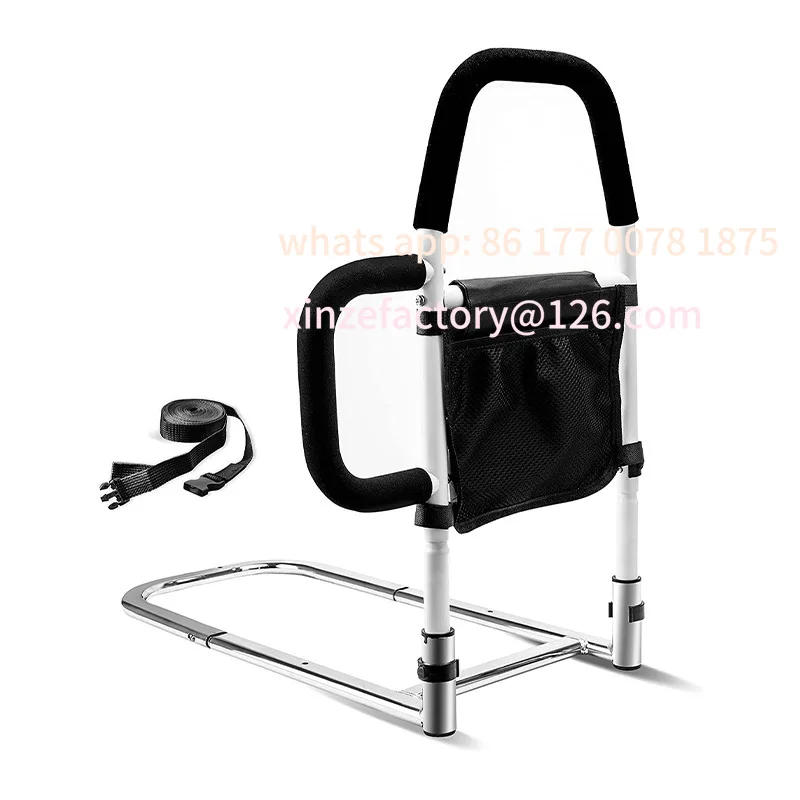 

Customizable bedside handrails for the elderly and pregnant women to get up and assist